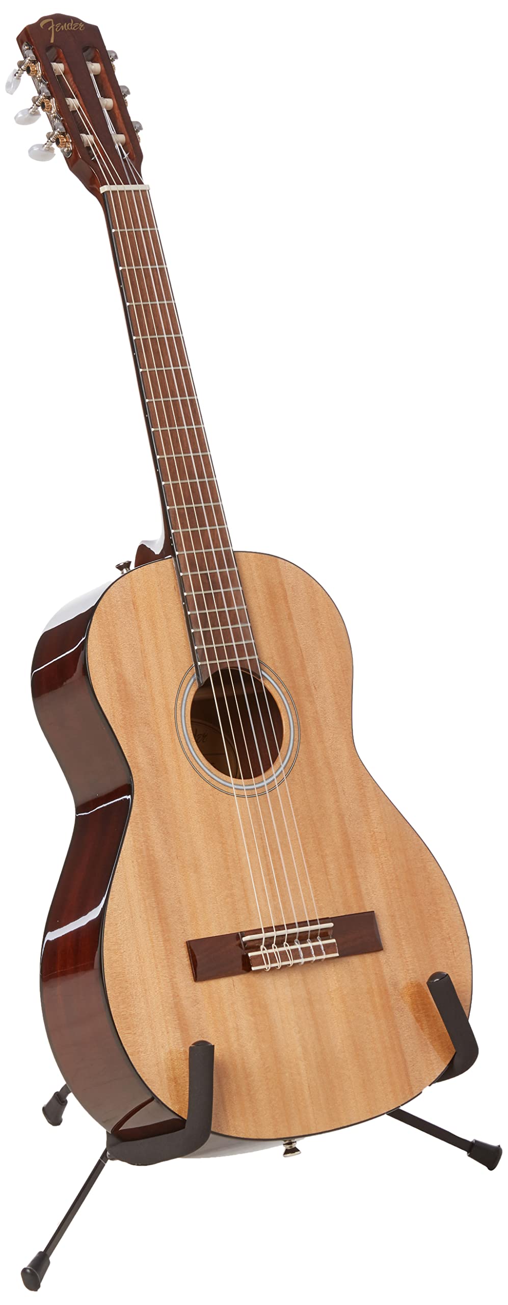 Fender FA-15N 3/4 Acoustic Guitar Beginner Starter Pack, Walnut Fingerboard, Natural Finish, Includes Gig Bag, Clip-On Tuner, Strap, and More 