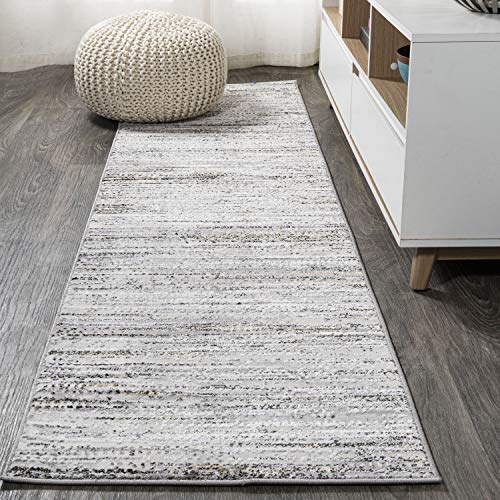 JONATHAN Y Loom Modern Strie' Gray/Black 3 ...