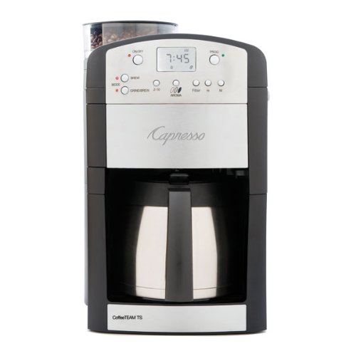 Capresso 465 CoffeeTeam TS 10-Cup Konik Çapak Ö?ütücü v...