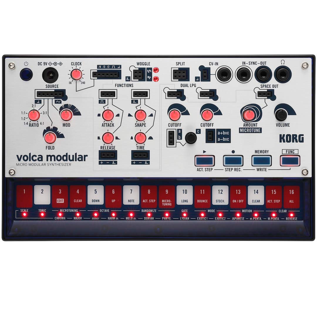 Korg Sekansörlü Volca Modüler Yar? Modüler Sentezleyici...