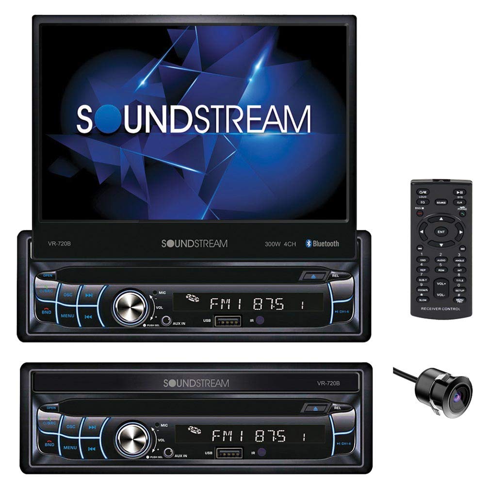 Soundstream VR-720B Tek DIN Araba Stereo DVD/CD Bluetoo...