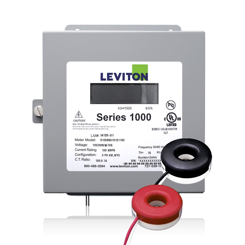 Leviton 1K240-1SW Serisi 1000 120/240V 100A 1P3W 2 Kat?...