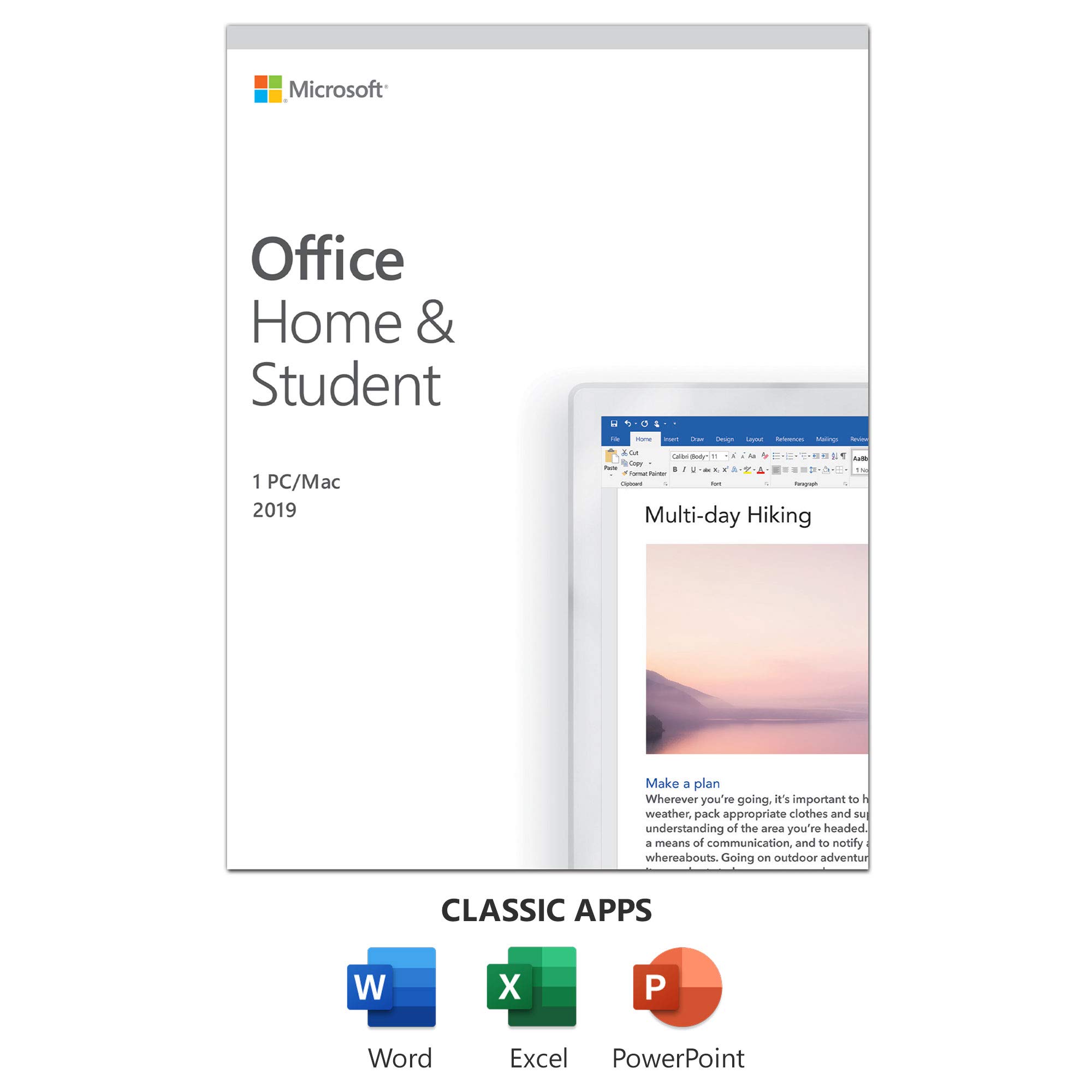 Microsoft Office 2019 Ev ve Ö?renci - Kutu Paketi - 1 P...