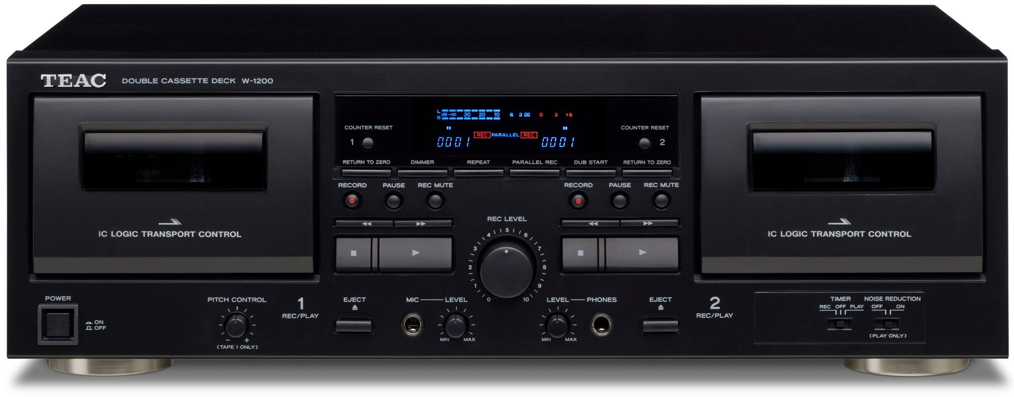 Teac W-1200 Kaydedici/USB/Pitch/Karaoke-Mikrofon Giri?i...