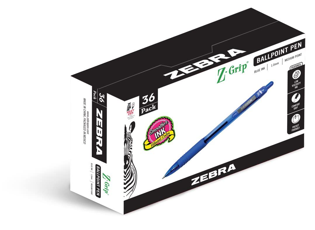 Zebra Pen Z-Grip Geri Çekilebilir Tükenmez Kalem