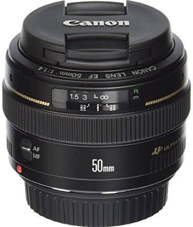 Canon EF 50mm f/1.4 USM Standart ve Orta Telefoto Lens SLR Kameralar için - Sabit (Sertifikal? Yenilenmi?)