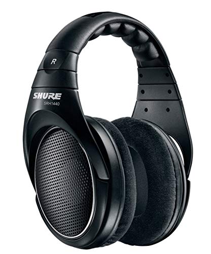 Shure SRH1440 Professional Open Back Headphones (Black)