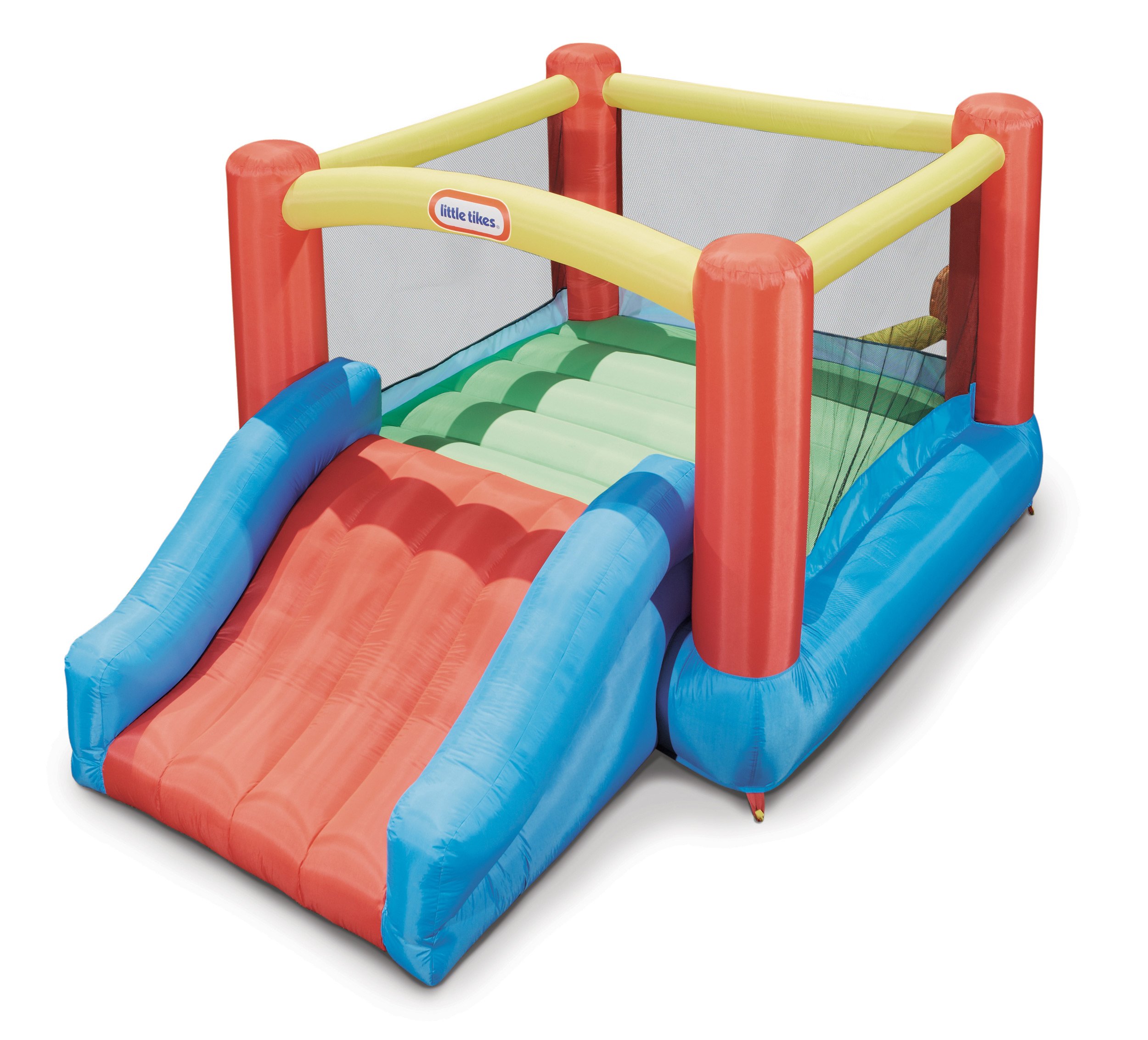 Little Tikes Jr. Jump 'n Slide Bouncer, Multicolor