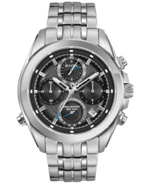 Bulova Corporation Bulova Men's Quartz Stainless Steel Casual Watch, Color:Silver-Toned (Model: 96B260)