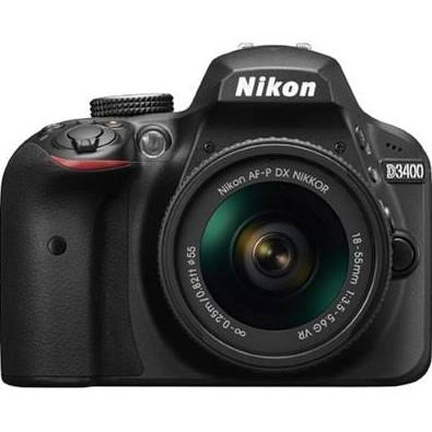 Nikon D3400 24.2 MP DSLR Kamera 18-55mm VR Lens Kiti 15...