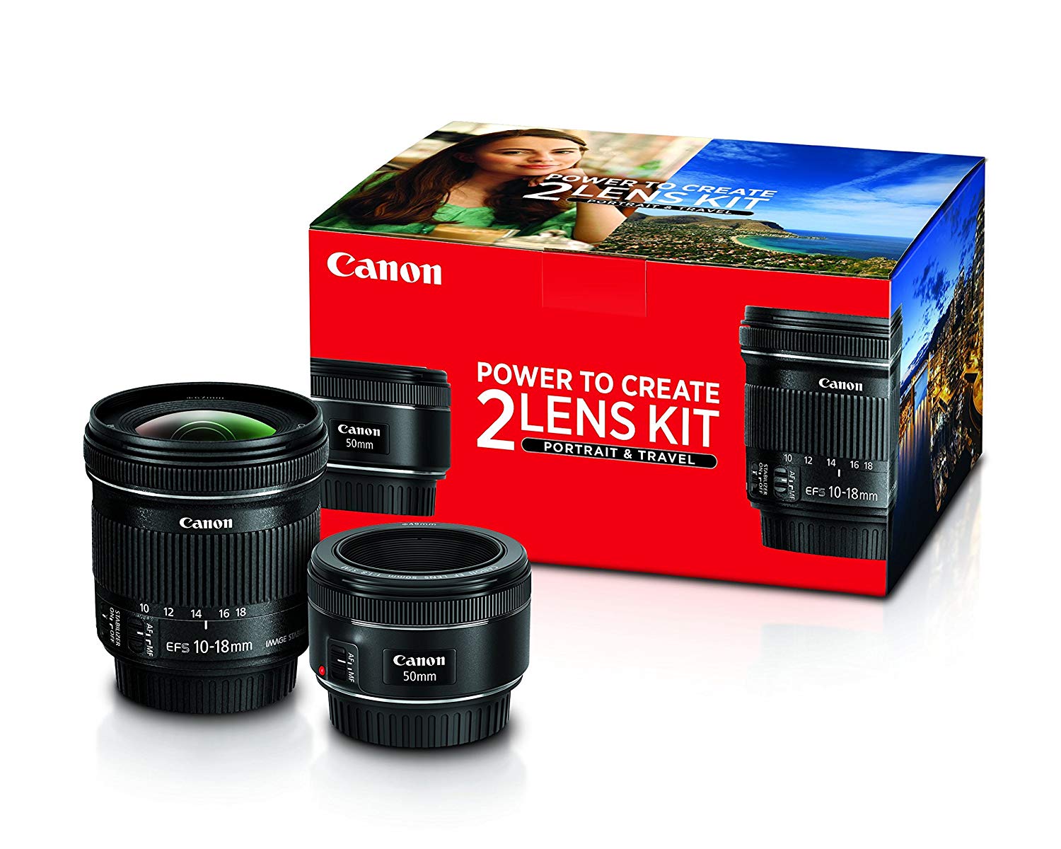 Canon Portre ve Seyahat 2 Lens Seti