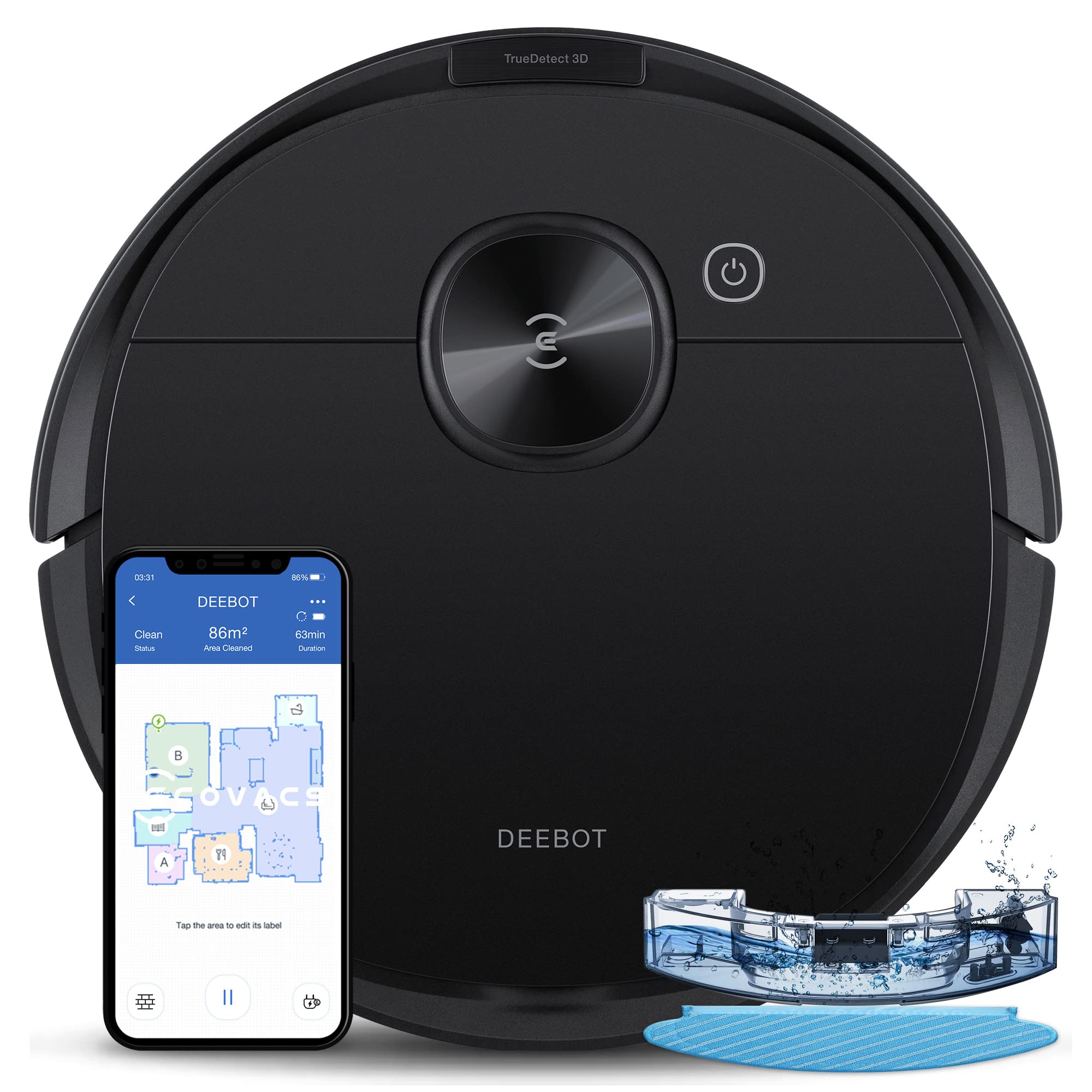 ECOVACS Deebot N8 Pro Serisi Robot Süpürge ve Paspas