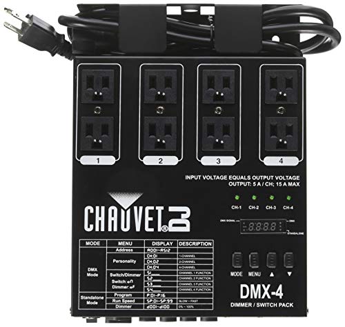 CHAUVET DJ DJ DMX-4 LED Ayd?nlatma Dimmer/Röle Paketi |...