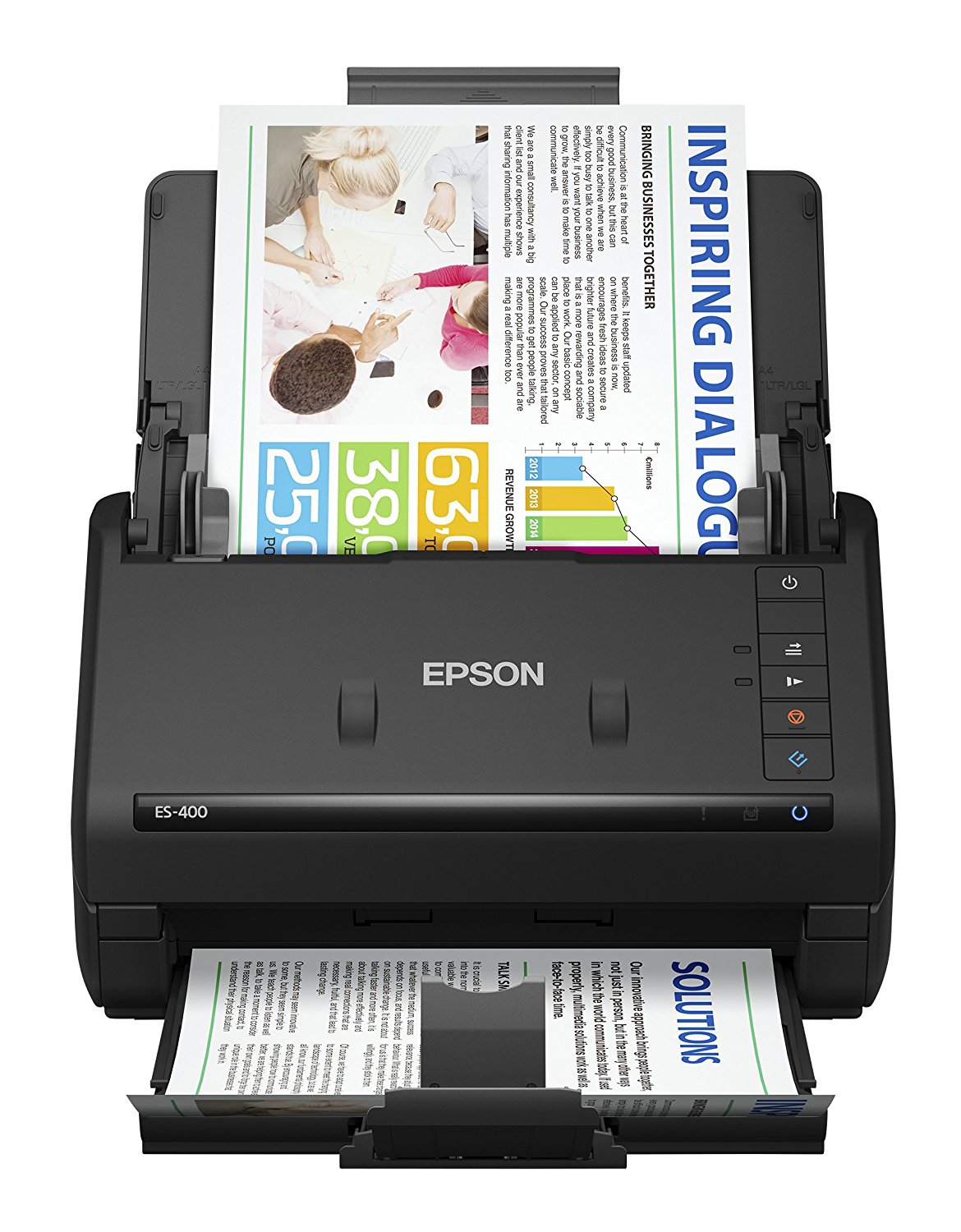 Epson WorkForce ES-400 Color Duplex Document Scanner for PC and Mac, Auto Document Feeder (ADF)