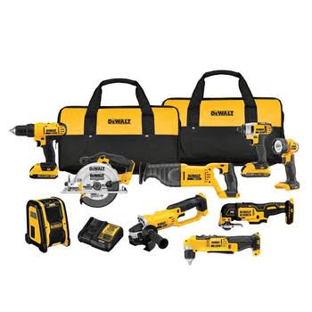 DEWALT DCK940D2 20V MAX Lityum ?yon 9 Aletli Kombo Seti