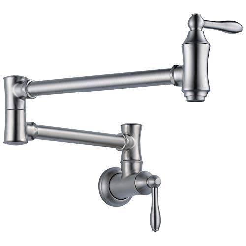 Delta Faucet 1177LF-PN Geleneksel Duvara Monte Tencere ...