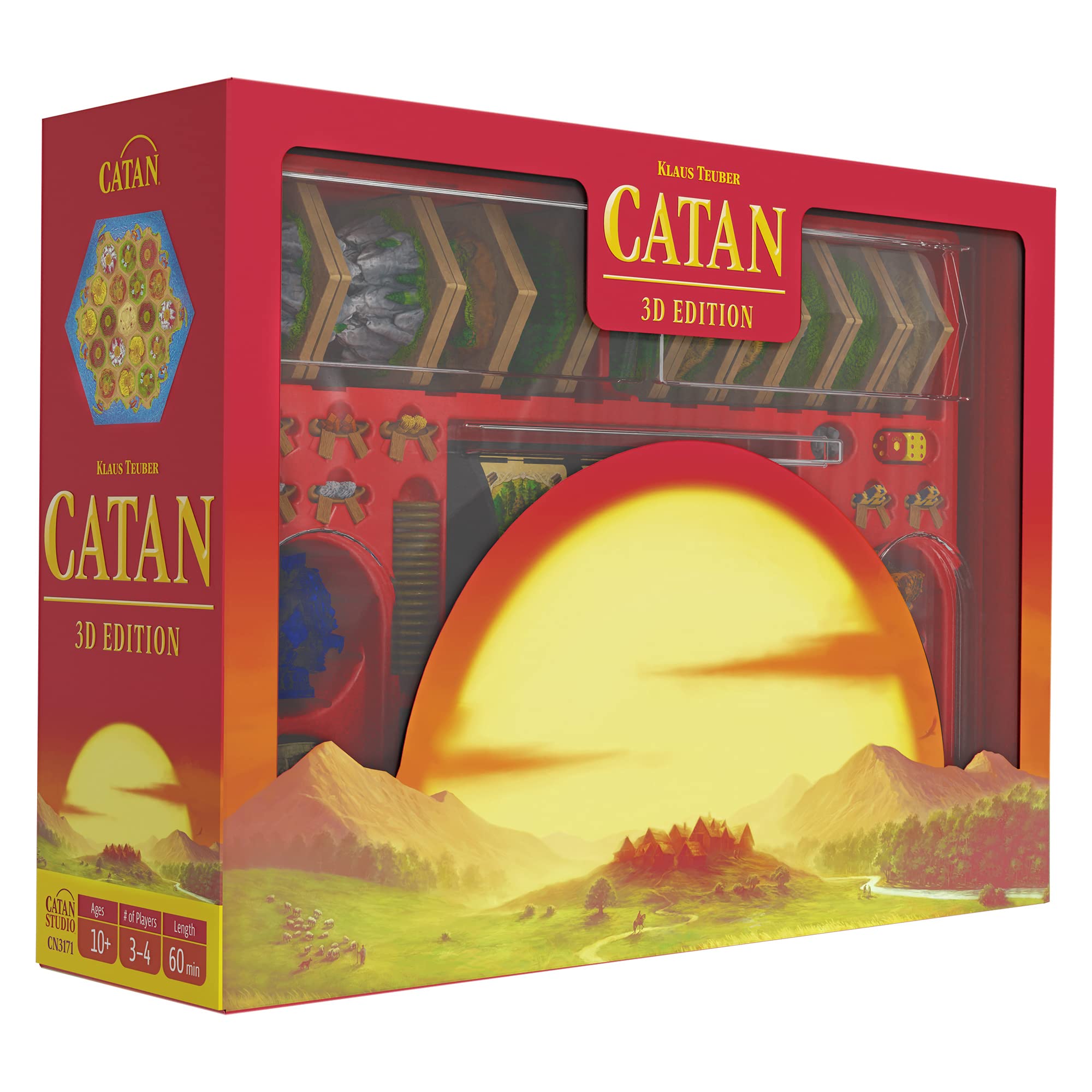 CATAN 3D EDITION Sürükleyici 3D Fayanslarla Masa Strate...