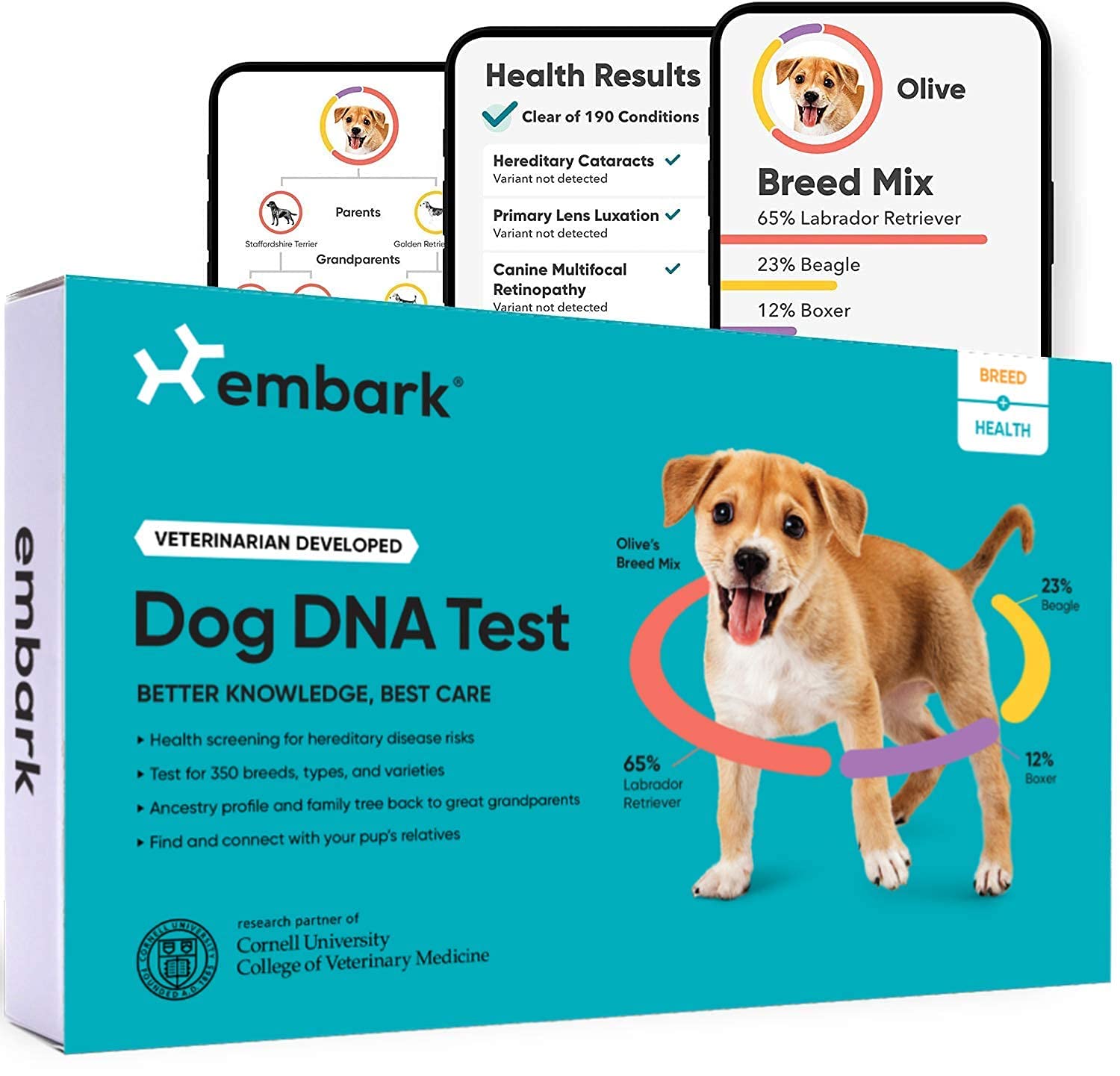 Embark Köpek DNA Testi Kiti | Irk ve Genetik Köken Ke?f...