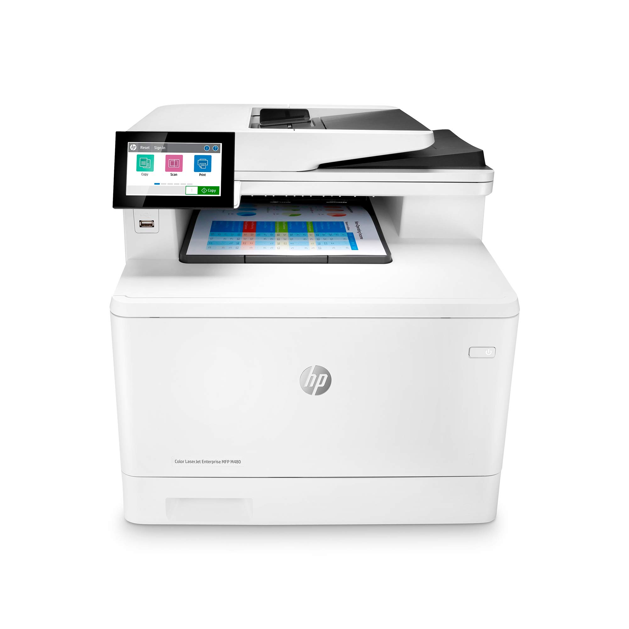 HP Renkli Laserjet Enterprise M480f Çok ??levli Çift Ta...