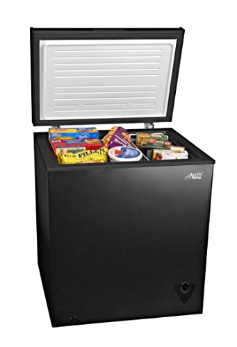 Arctic King 5 cu ft Chest Freezer for Your House, Garage, Basement, Apartment, Kitchen, Cabin, Lake House, Timeshare, or Business