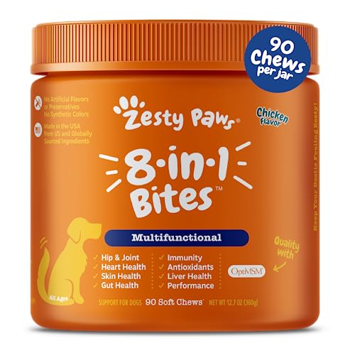 Zesty Paws Köpekler için Çok ??levli Takviyeler - Ba??r...