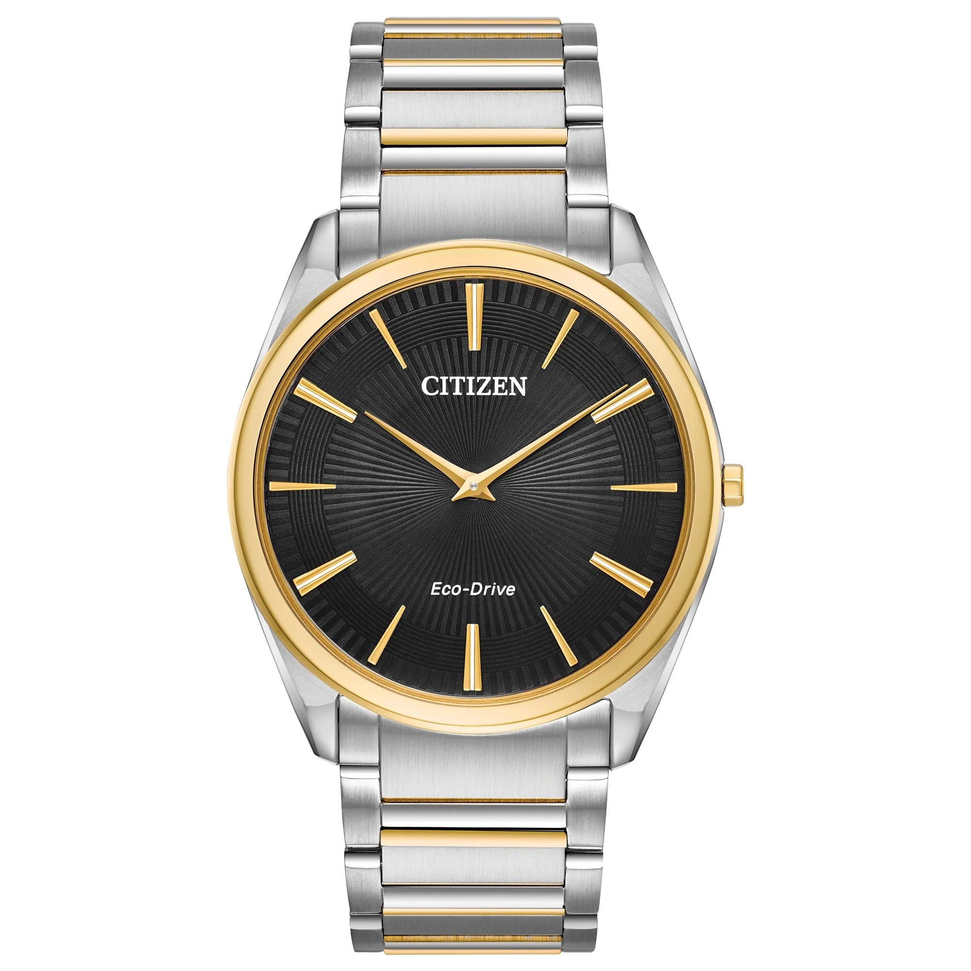 Citizen Eco-Drive Erkek Stiletto ?ki Renkli Paslanmaz Ç...