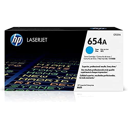 HP Orijinal 654A Cyan Toner Kartu?u | Color LaserJet En...