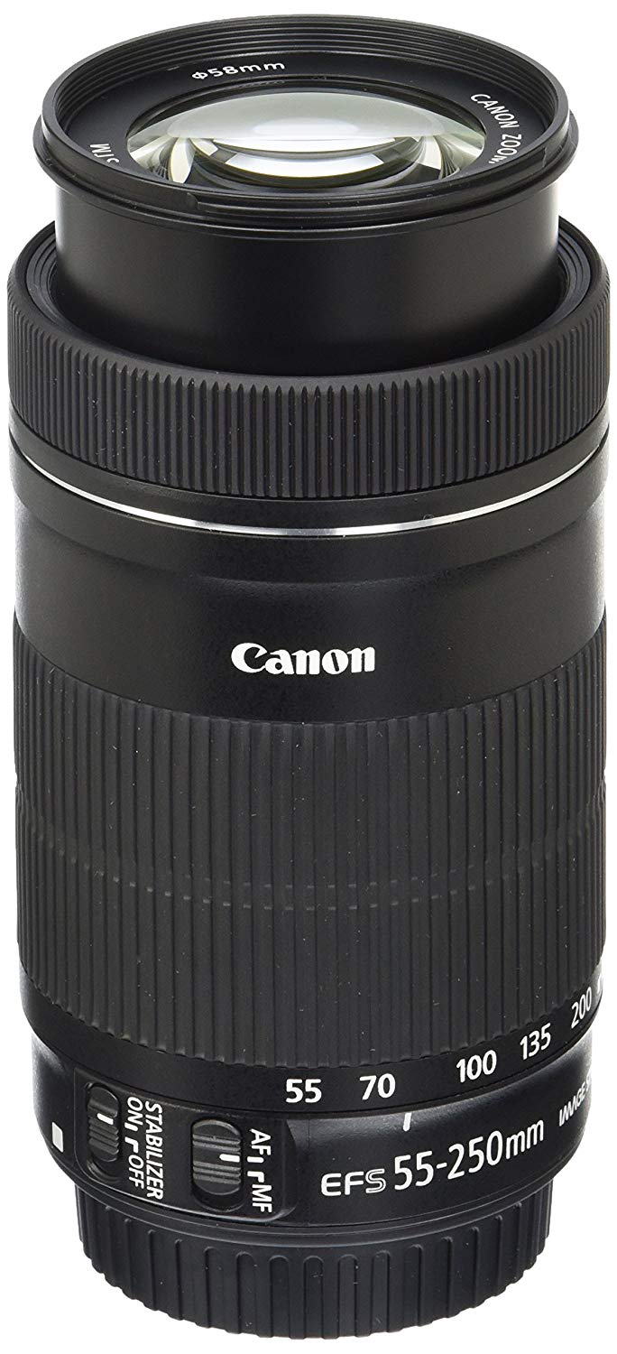 Canon EF-S 55-250mm F4-5.6 IS STM Lens SLR Kameralar iç...