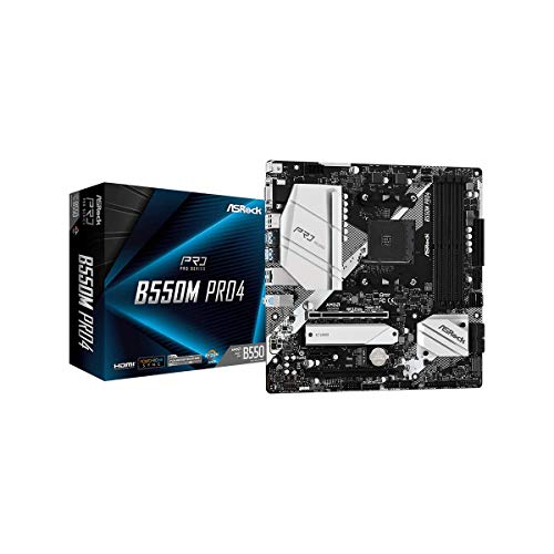 ASRock B550M PRO4 3. Nesil AMD AM4 Ryzen/Gelecek AMD Ry...