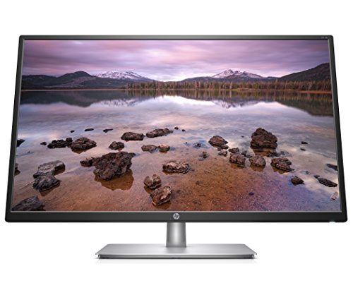 HP FHD IPS Monitor with Tilt Adjustment and Anti-Glare Panel- 32-Inch, Black/Silver