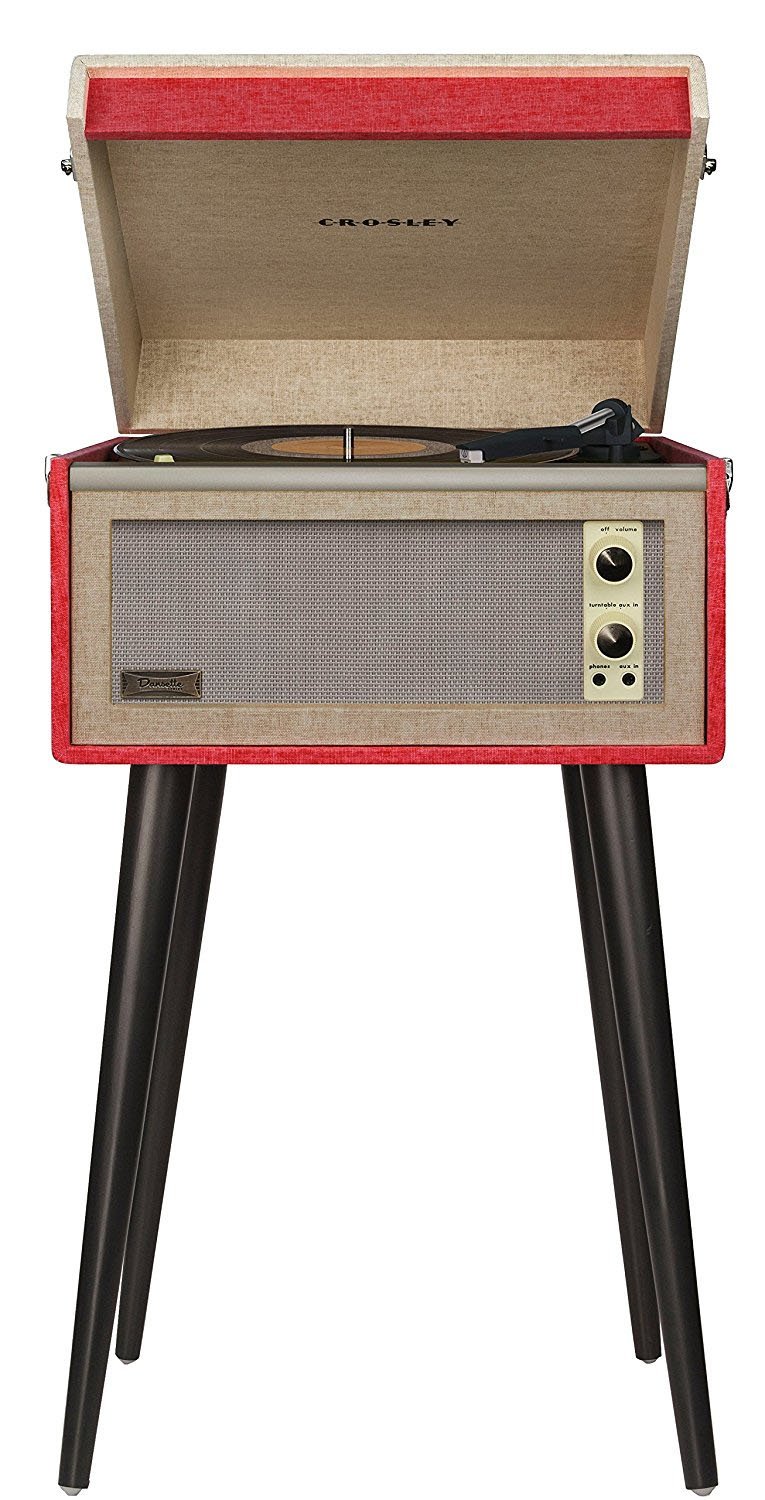 Crosley Dansette Bermuda Portable Turntable with Aux-in