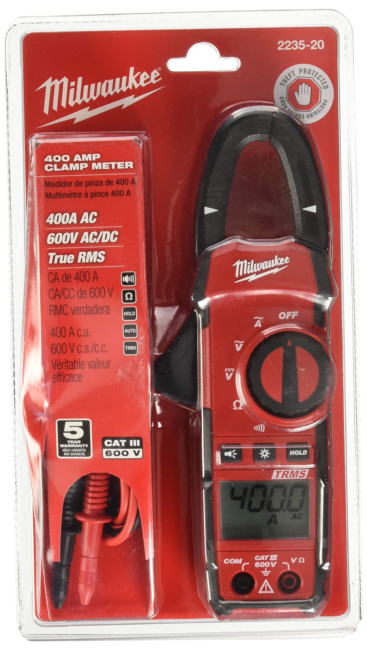 Milwaukee 2235-20 400 Amper Pens Metre