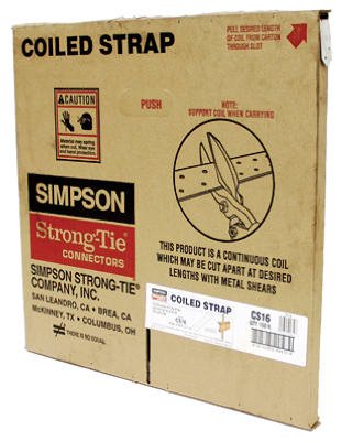 Simpson Strong-Tie CS16 - 150 ft. 16-Gauge Galvanizli S...