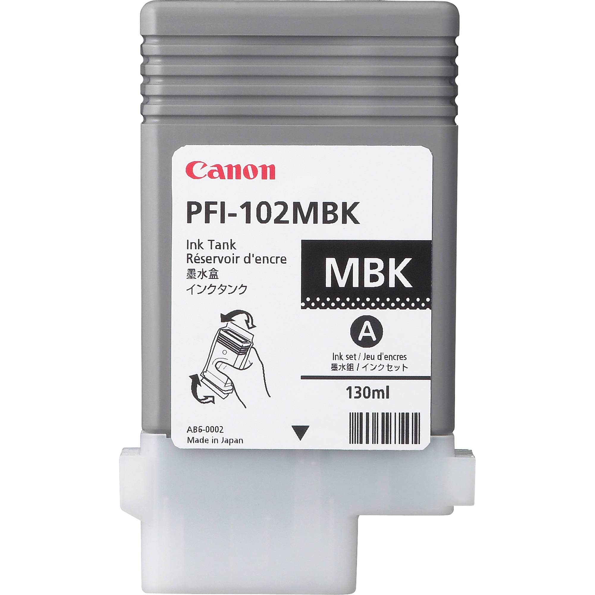 Canon Ipf PFI-102MBK Mat Siyah Mürekkep Tank? 130ML 500...