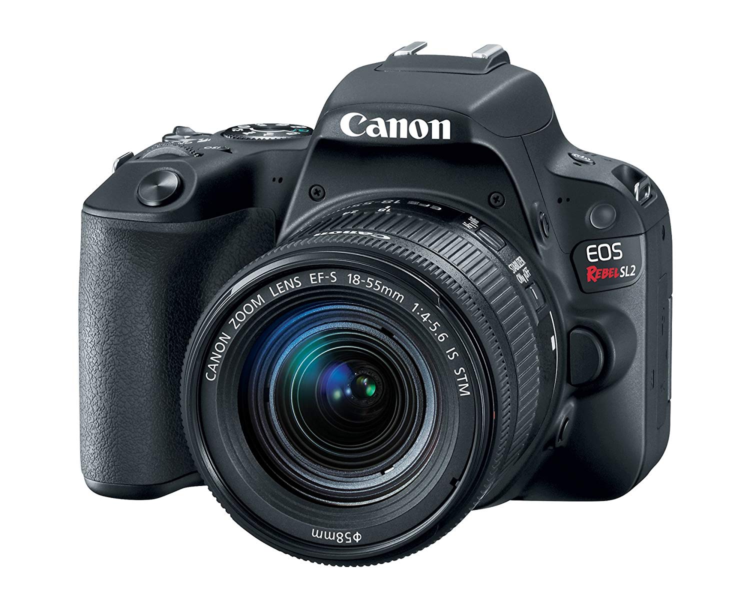 Canon EOS Rebel SL2 DSLR Kamera EF-S 18-55mm STM Lensli...