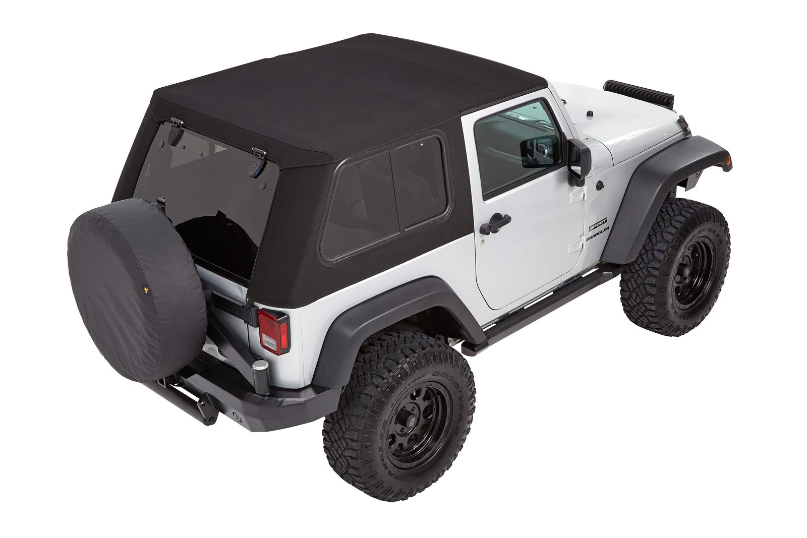 Bestop 5486217 Jeep Wrangler JK 2-Door için Siyah Fitil...