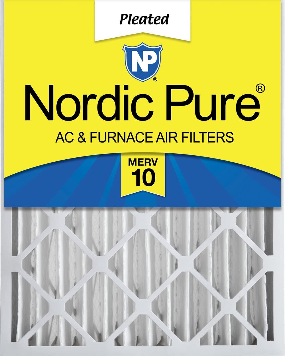 Nordic Pure 20x25x4 (3-5/8 Gerçek Derinlik) MERV 10 Kat...