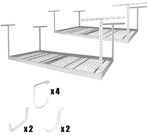 SafeRacks 4x8-2 Raf Paketi Aksesuar Kancalar?yla 24-45'...