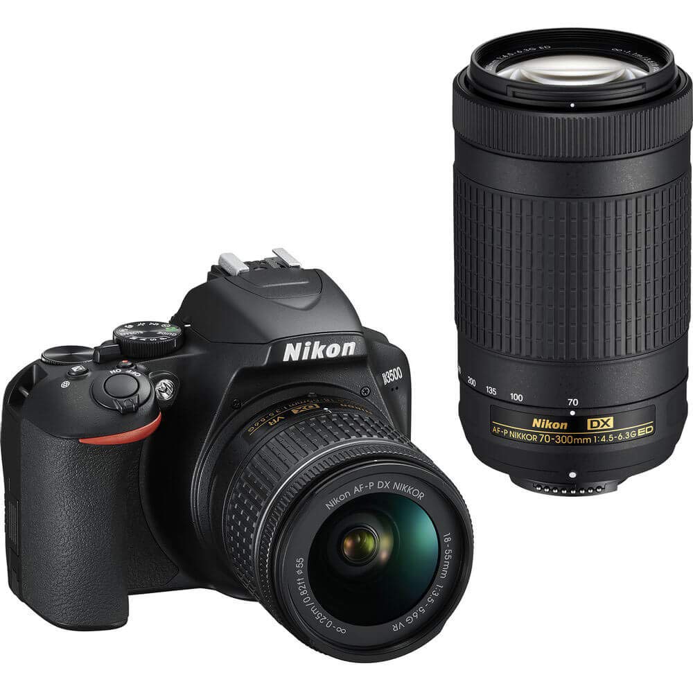 Nikon D3500 DSLR Kamera AF-P DX NIKKOR 18-55mm Lens (Si...