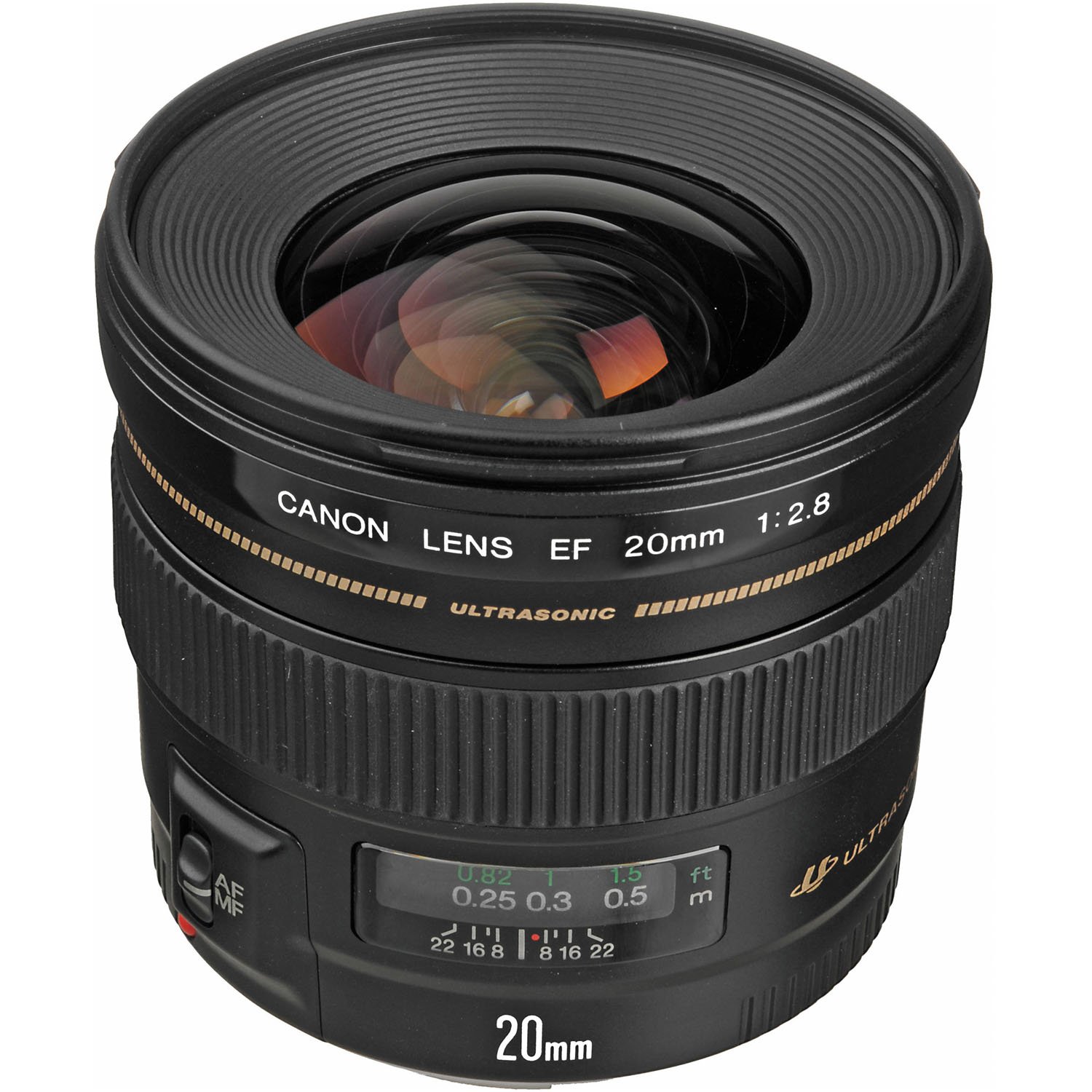 Canon EF 20mm F/2.8 USM Geni? Aç? Prime Lens